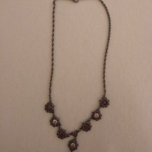 1929 purple and mauve necklace